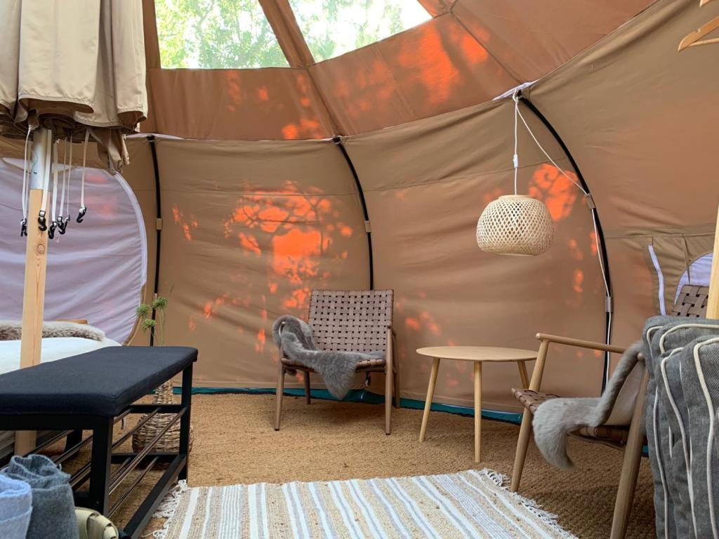Romantic Luxus Glamping 3 Idestrup Bagian luar foto